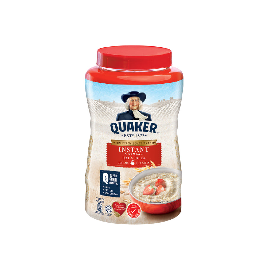 Quaker Instant Oatmeal Tin 1Kg