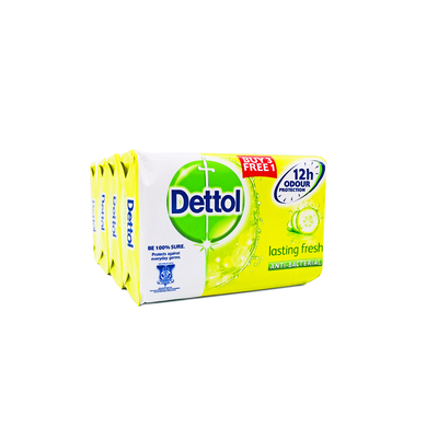 Dettol Soap Lasting Fresh (3+1) x 105g