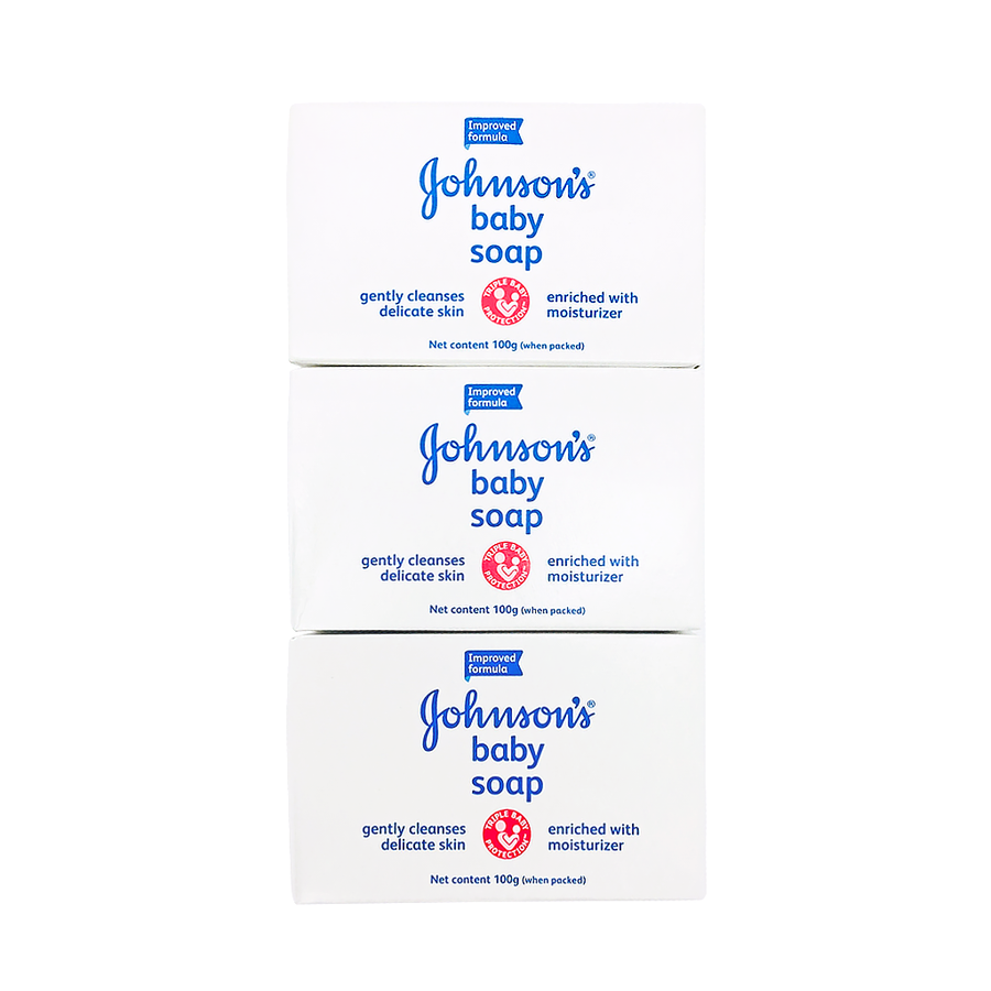 Johnson's Baby Soap 100G X 3's