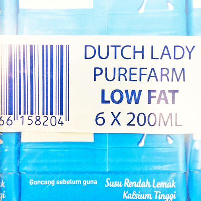 Dutch Lady UHT Low Fat 200ML