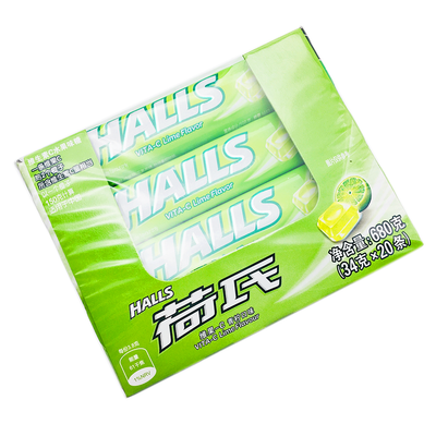 Halls Vita C Lime 34g