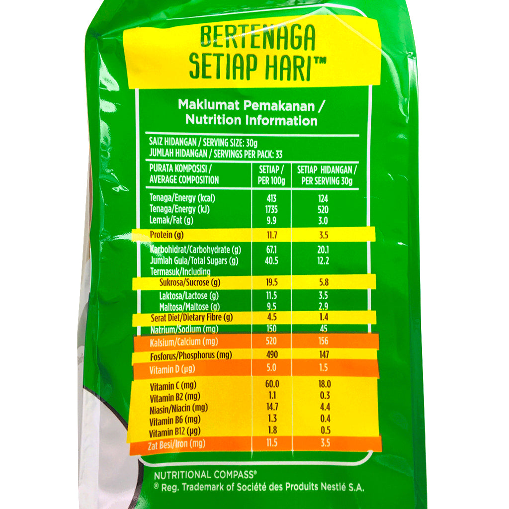 Factoids Milo Milo Nutrition Facts Malaysia - Home Alqu