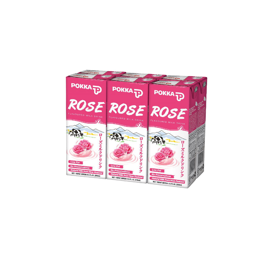Pokka Rose Bandung Milk Tetra Pack 250ML