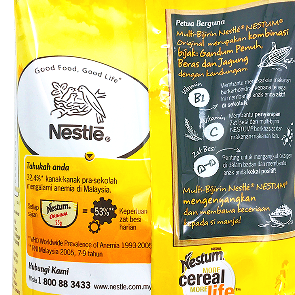 Kuala Lumpur Malasia Enero 2020 Nestum Mix Grain Nestum Nestle — Foto  editorial de stock © Aisyaqilumar #344930826