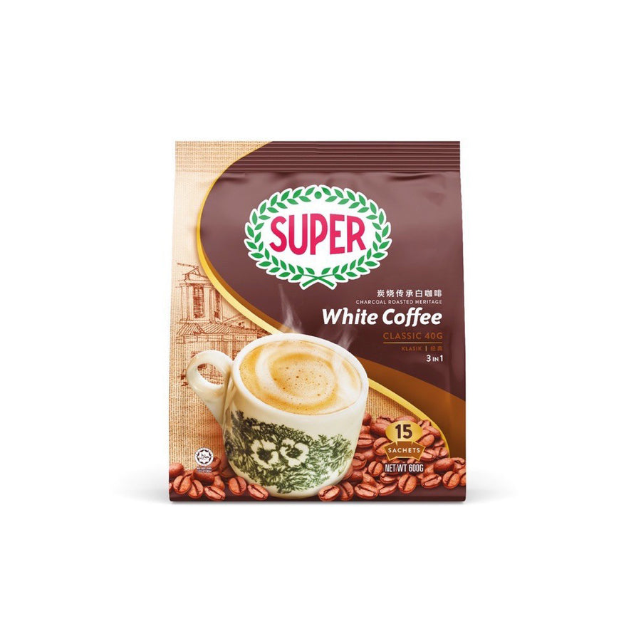 Super Charcoal Roasted White Coffee 3 in 1 Classic 15's x 40G