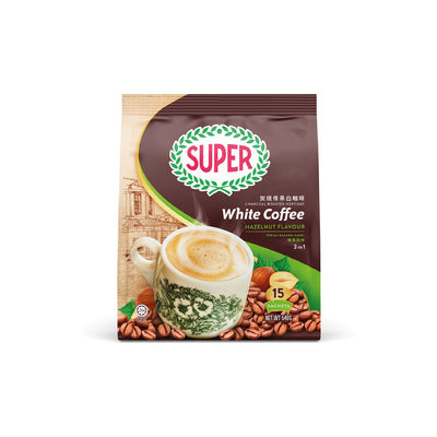 Super Charcoal Roasted White Coffee 3 in 1 Hazelnut 15's x 36G