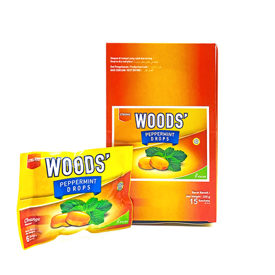 Woods' Peppermint Lozenger Orange 15g