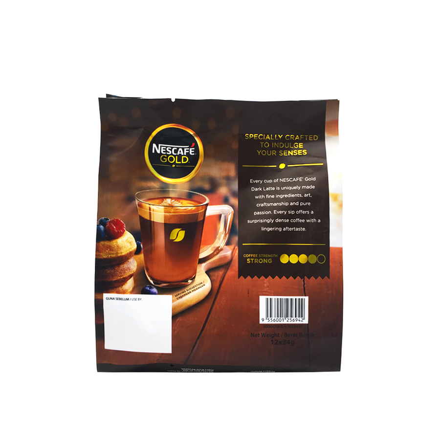 Nescafe Gold Dark Latte 12's x 34G