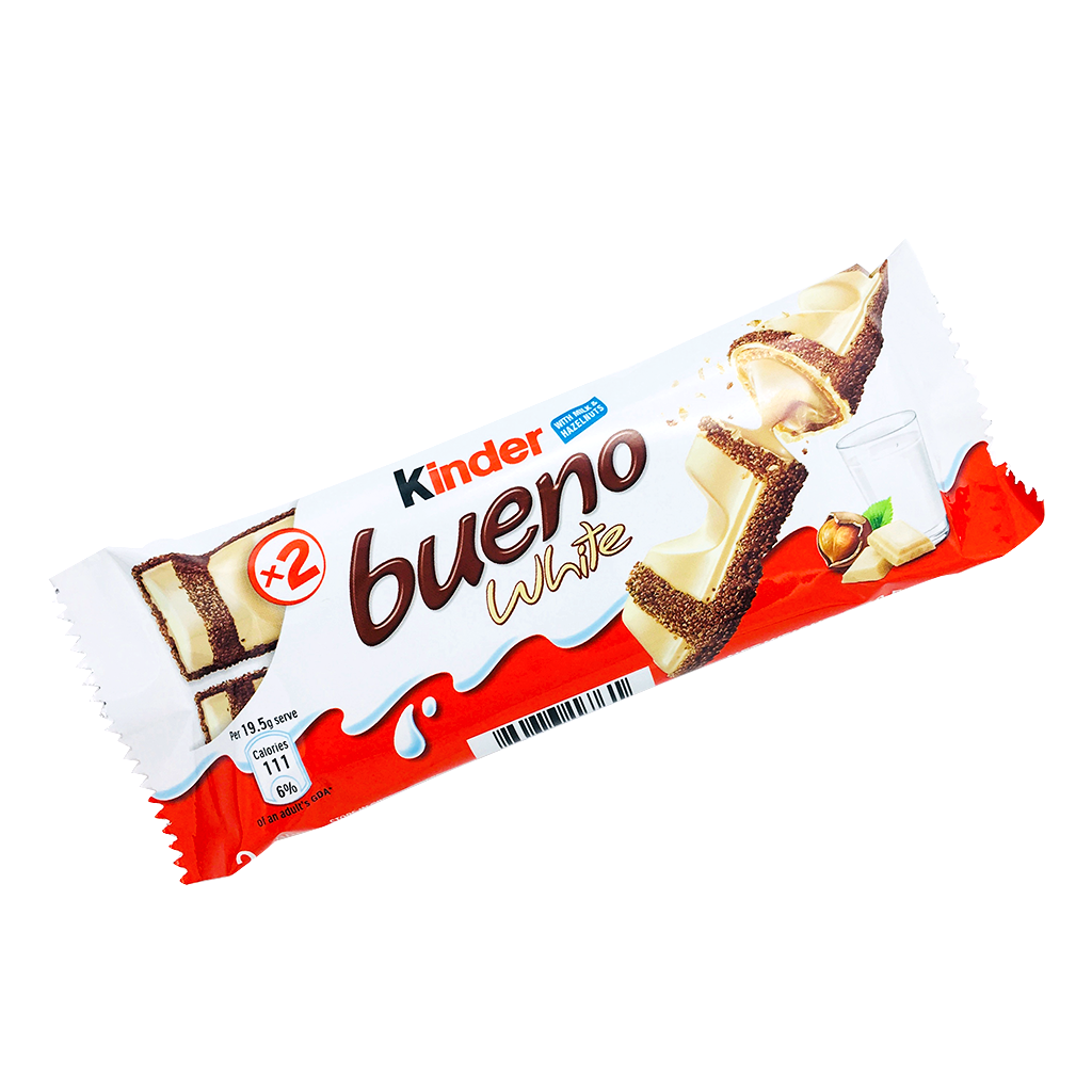 Kinder bueno deals white