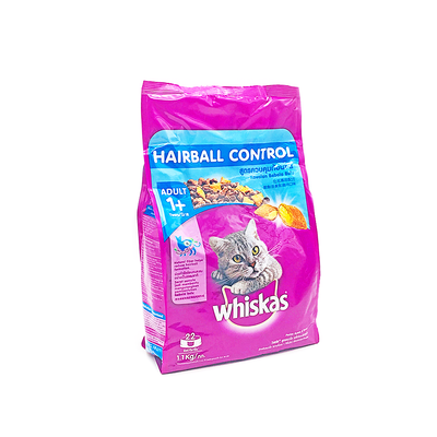 Whiskas Chicken & Tuna Hairball Control 1.1Kg