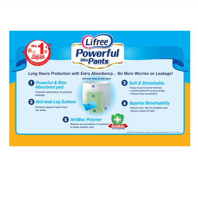Lifree Powerful Slim Pants Anti Bacterial L10