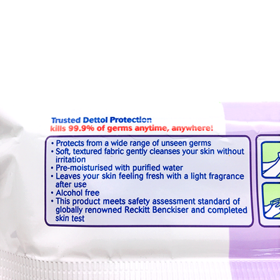 Dettol Anti-bacterial Wet Wipes Sensitive 10's